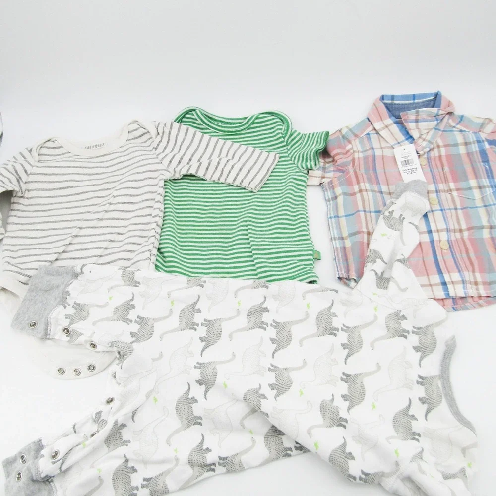 Lot of Baby Boy Clothes 0-12 Months Boys Jacket  38 pc Carters Gap Cloud Island